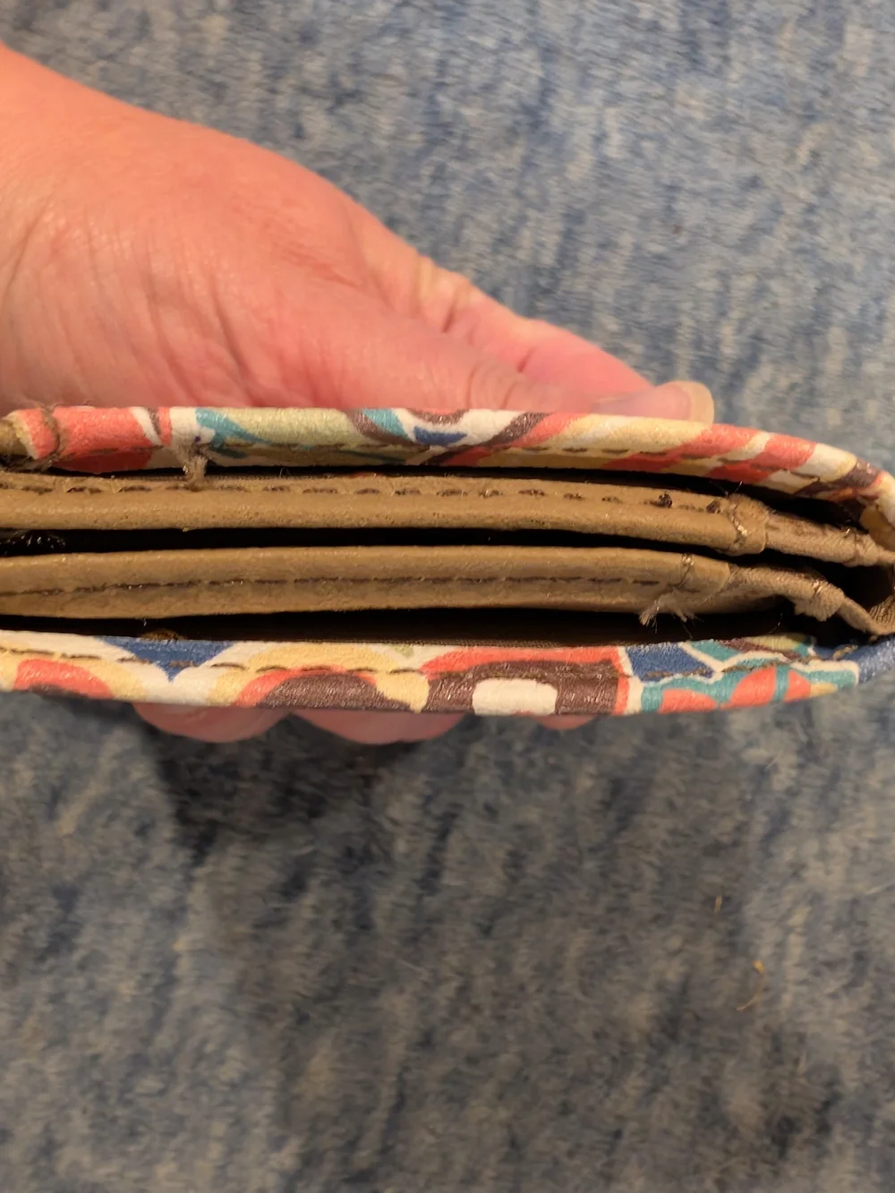 Relic Floral Wallet in Blue Multicolor